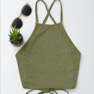 LACE UP BACK TANK